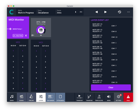 Camelot 2.0 - Live Performance Host