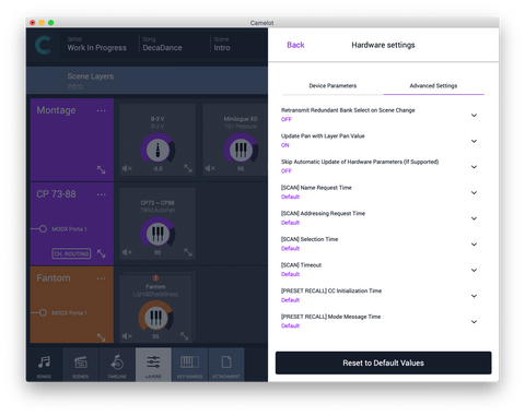 Camelot 2.0 - Live Performance Host