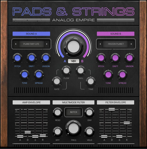 Melda Analog Empire: Pads and Strings