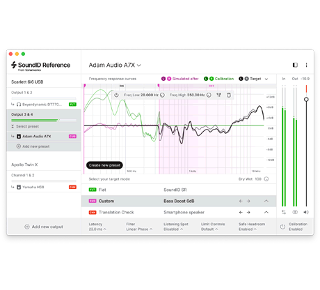 U-Sonarworks Studio to Sound ID Speaker