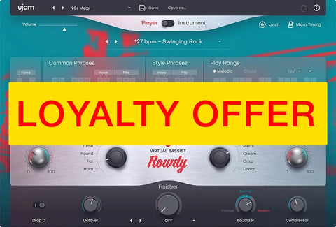 UJAM ROWDY 2 Loyalty Offer