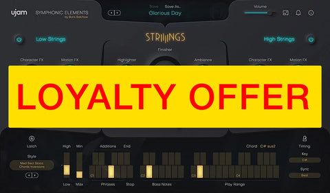 UJAM STRIIIINGS Loyalty Offer