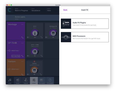 Camelot 2.0 - Live Performance Host