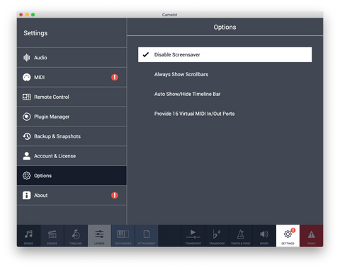Camelot 2.0 - Live Performance Host