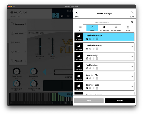 SWAM VariFlute