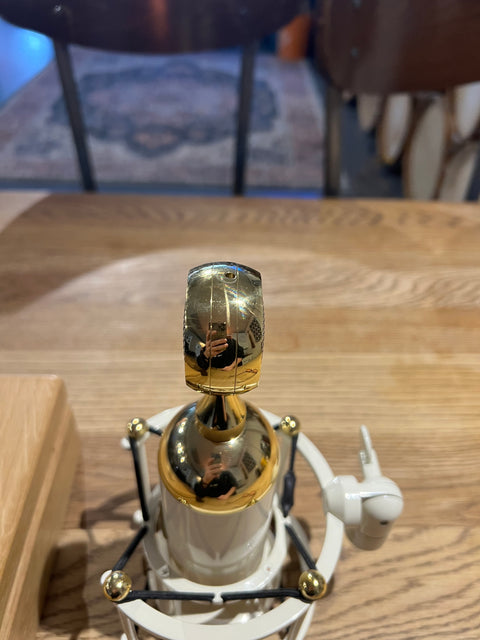 Soyuz Microphones 017 FET Large Diaphragm Cardioid Condenser Microphone 2019 - 2021 - Cream / Brass***DEMO***