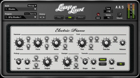 Caffeine – Sound Pack for Lounge Lizard EP-4