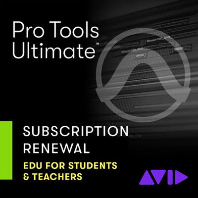 Pro Tools Ultimate EDU - Subscript for Student/Teacher RENEWAL