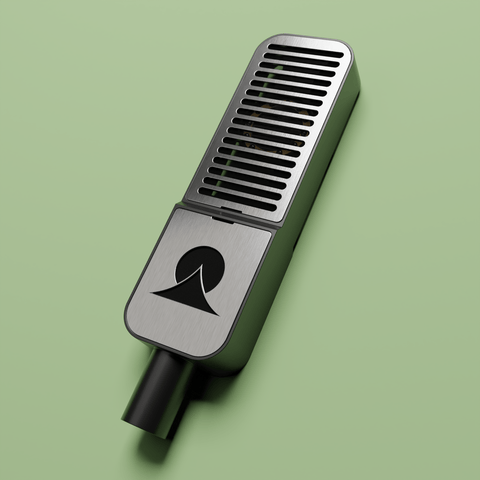 Ohma Condenser Microphone — Stripes — Black/Stainless