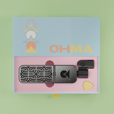 Ohma Ribbon Microphone — Motif — Black/Stainless