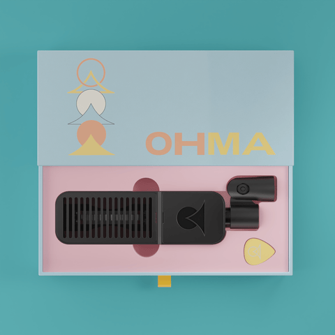 Ohma Ribbon Microphone — Stripes — Black/Black