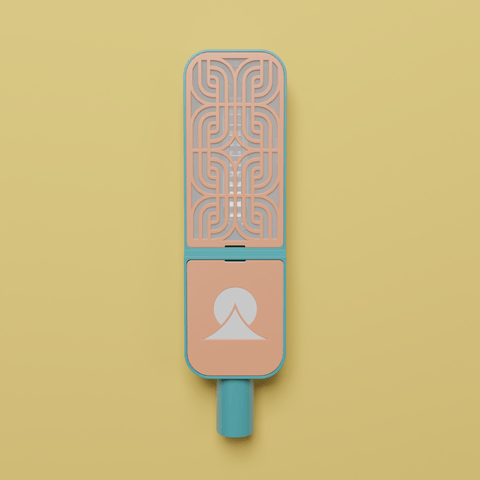 Ohma Ribbon Microphone — Motif — Teal/Apricot