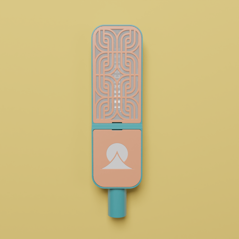 Ohma Ribbon Microphone — Motif — Teal/Apricot
