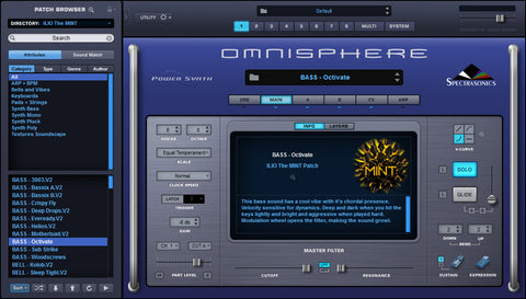 The MINT — Sonic Gold Patch Library for Omnisphere™ 2