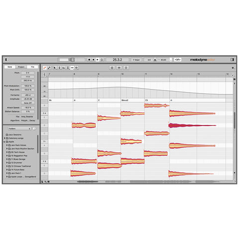 Melodyne 5 Editor