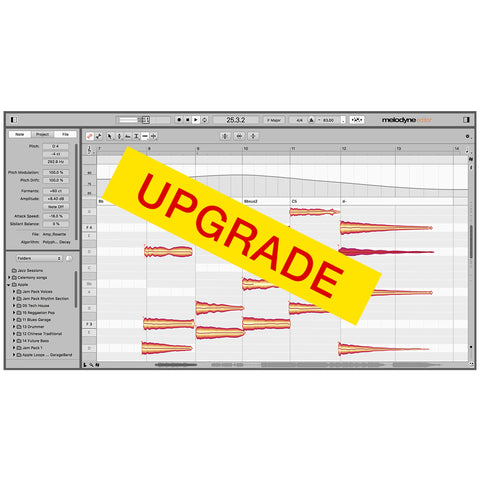 Melodyne 5 Editor update