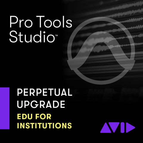 Pro Tools Studio Perpetual EDU Upgrade for Institutions