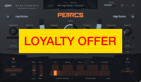 UJAM Hans Zimmer’s Drums & Percussion Bundle Loyal
