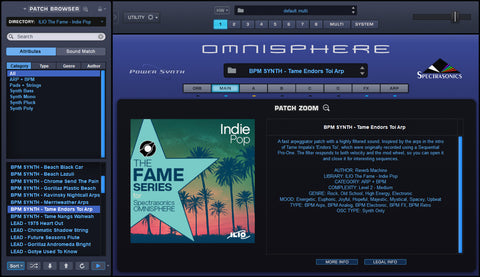 The Fame Series Bundle Patch Library for Omnisphere