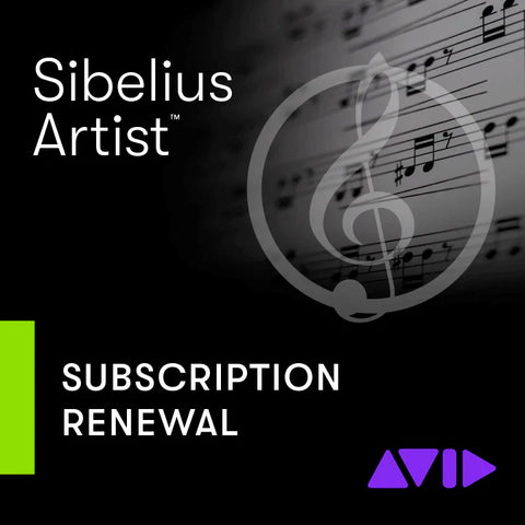 Sibelius Artist Subscription RENEWAL