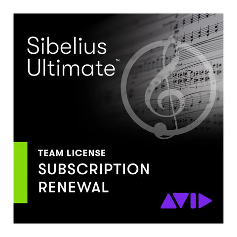 Sibelius Ultimate TEAM Subscription RENEWAL