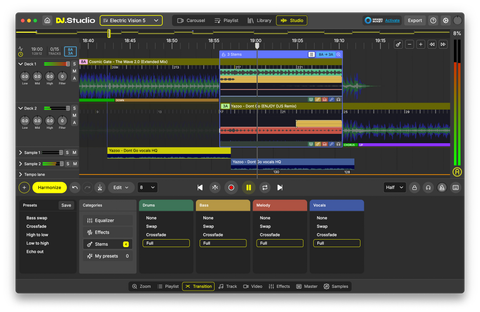 DJ.Studio Pro + Stems