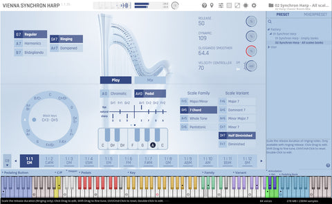 Harp Glissandos