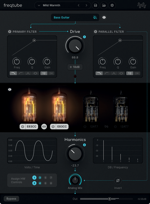 FreqTube Quad Analog Tube Processor