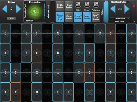 GeoBassFlute for GeoShred Studio