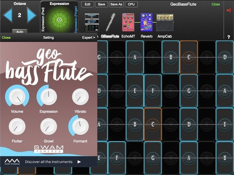 GeoBassFlute for GeoShred Studio