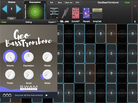GeoBassTrombone for GeoShred Studio