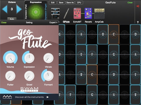 GeoFlute for GeoShred Studio