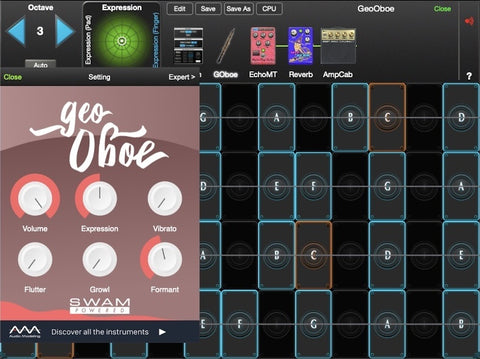 GeoOboe for GeoShred Studio