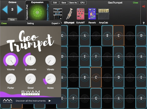 GeoTrumpet for GeoShred Studio