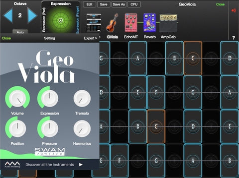 GeoViola for GeoShred Studio