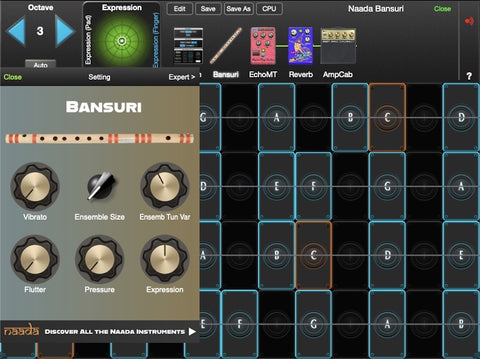 Naada Bansuri for GeoShred Studio