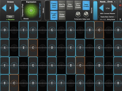 Naada Bass Clarinet for GeoShred Studio