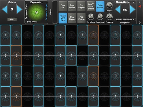 Naada Carnatic Violin for GeoShred Studio