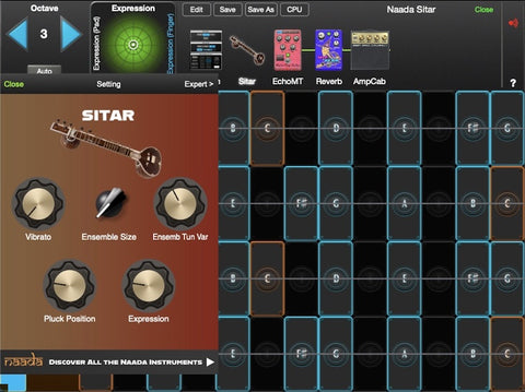 Naada Sitar for GeoShred Studio