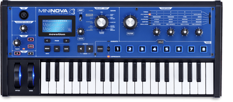 Novation Mini Nova 37 Key Compact Synthesizer Novation Mini Nova 37 Key Compact Synthesizer